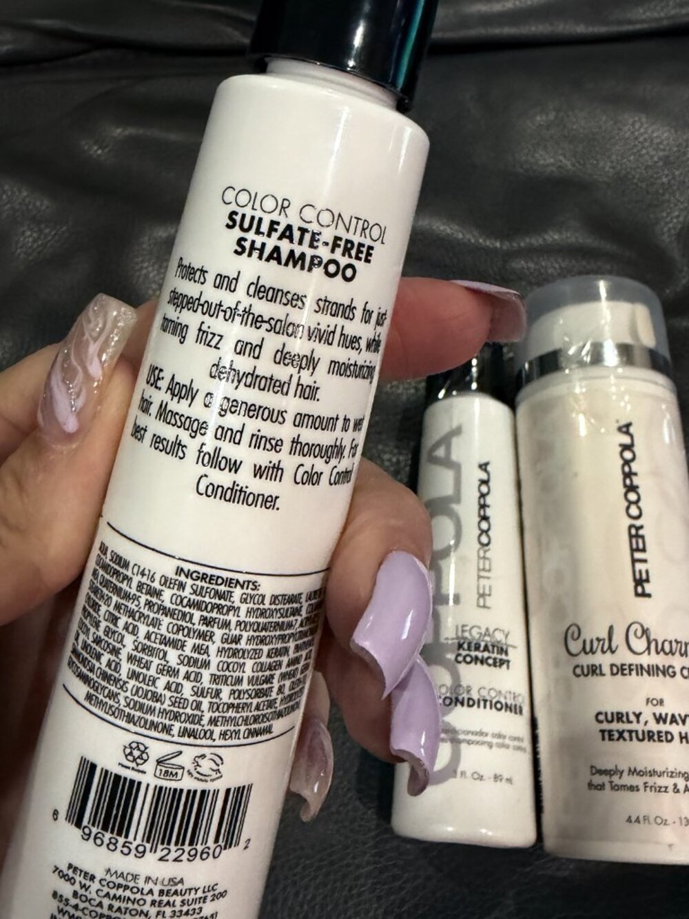NWT Peter Coppola 3-Piece Haircare Set Shampoo Conditioner Curl Cream - Picture 5 of 7